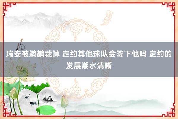 瑞安被鹈鹕裁掉 定约其他球队会签下他吗 定约的发展潮水清晰