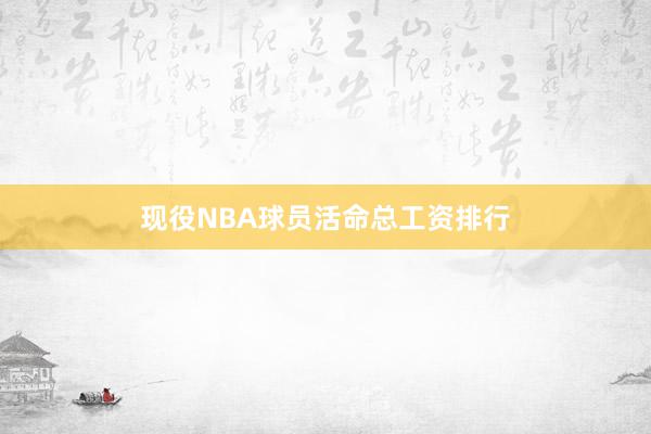 现役NBA球员活命总工资排行